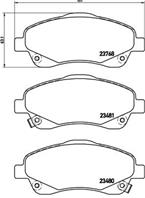 P83046 1046 02D2233M-01FDB1648 !колодки дисковые п. Toyota Avensis 1.6i-2.4D4-D 03&gt