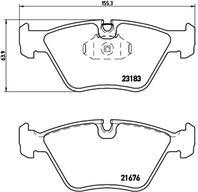 963 00 !колодки дисковые п. bmw e46 3.0i/cd/d 00&gt/e39 2.0d/2.5d 00-03