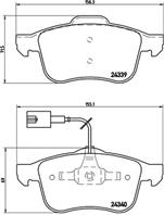 P23103_=1183 02 !колодки дисковые п. Alfa Romeo 159 1.9JTDM/2.2JTS 05&gt