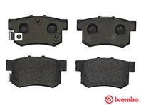 BREMBO P 28 022 Колодки тормозные HONDA ACCORD 90-/CIVIC 97-/CR-V II/FR-V/PRELUDE 92-00 задние