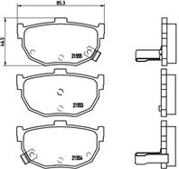 P30003_=gdb1010=222222 !колодки дисковые з. nissan maxima 3.0 89-94