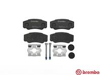 BREMBO P 23 093 Колодки тормозные CITROEN JUMPER/FIAT DUCATO/PEUGEOT BOXER (230/244) 94- задние