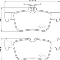 Колодки тормозные FORD MONDEO/GALAXY/S-MAX 14- задние