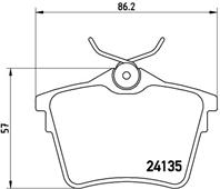 P61079_=1103 00=fdb1727 !колодки дисковые з. peugeot 407 1.6-2.0hdi 04&gt