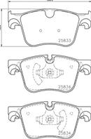 Колодки тормозные дисковые передние P61127 от компании BREMBO