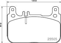 Колодки тормозные дисковые задние P50128 от компании BREMBO