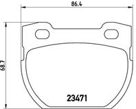 P44007_=584 00=FDB872=224013 !колодки дисковые з. Land Rover Defender 2.5/3.9/2.5TD 90&gt