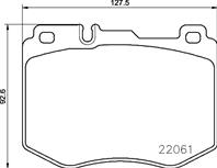 Колодки тормозные дисковые передние P50120 от производителя BREMBO