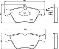 P59019_ GDB1166 571530B !колодки дисковые п.Opel