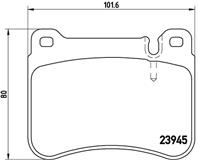 Колодки тормозные дисковые передние P50073 от производителя BREMBO