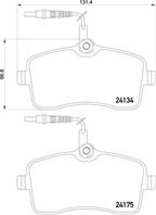 Колодки тормозные дисковые передние P61109 от производителя BREMBO
