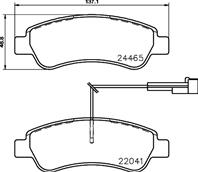 Колодки тормозные дисковые задние P61125 от производителя BREMBO