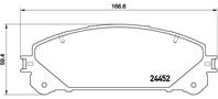 Колодки тормозные дисковые передние P83145 от производителя BREMBO