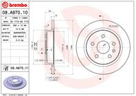 08.A970.11_диск тормозной задний! Opel Insignia 1.4-2.0/2.0D 08&gt