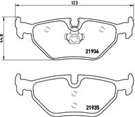 P06025 265 40fo672781 !колодки дисковые з.bmw e46 1.6-2.8/d rover 75 1.8-2.5/cdt 98&gt