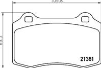 P36020_=434 30 !колодки дисковые п.+з. Jaguar S-Type/XJ R  Volvo S60/V70 II 2.5