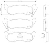 P37009_=GDB4139 [5083882AC] !колодки дисковые з. Jeep Cherokee 2.4-3.7i/2.5-2.8