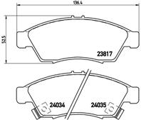 P79014_=GDB3290=D9042-01 !колодки дисковые п. Suzuki Liana 1.3i/1.6i/1.6 4WD 0