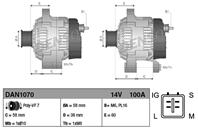 Alternator (14v  100a)