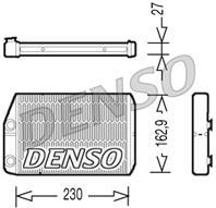 DENSO DRR09034 Радиатор отопителя FIAT DUCATO/PEUGEOT BOXER/CITROEN JUMPER 2.0TD-3.0TD 06-