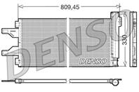 Конденсатор (радиатор конд.) Cirtoen  Fiat  Peugeot (809.45/380/16мм) Denso