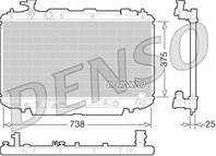 Радиатор основной TOYOTA RAV4 375X738X16MM