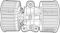 Вентилятор салона (bmw 5(e39) / x5(e53)) dea05004