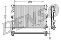 DRM23055_радиатор системы охлаждения! Renault Meg