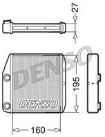 DRR09075_радиатор печки! Fiat Grande Punto All 05