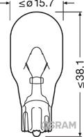 Лампа 16W 12V W2.1X9.5D