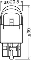 К-т ламп светодиодных W21/5W 12V 1 5W W3X16Q оранж