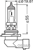 Комплект галогенных ламп 2шт HB4 51W 12V P22D NIGH