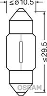 К-т ламп 12V 10W SV8.5-8 L=31mm (2 шт.)