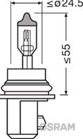 (SYLVANIA) Лампа HB5 12V 65/55W PX29t
