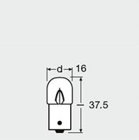 * ЛАМПА R5W 24V 5W BA15d