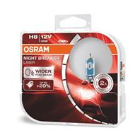 H8 12V-35W (PGJ19-1) (+150% света) Night Breaker Laser (2шт) DuoBox