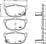 21553/14.0mm/торм.колодки hyundai lantra 96- r