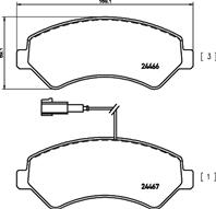 Колодки тормозные дисковые передние MDB2848 от фирмы MINTEX