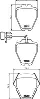 Колодки тормозные дисковые MDB2178 от компании MINTEX