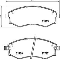 21725/17.0mm/торм.колодки huyndai lantra+sonata 95