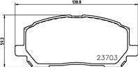 Колодки тормозные дисковые MDB2211 от компании MINTEX