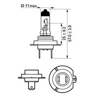 12972vps2_к-кт ламп! (h7) 55w 12v px26d галогенная visionplus (2шт. в блистере)