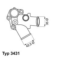 Wahler термостат Fiat Brava/Bravo 1.9D 95-.Regata