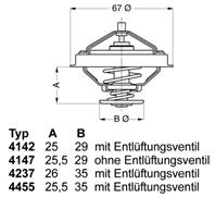 W4237.80D_термостат! BMW E34/E36/E38/E39  Opel Om