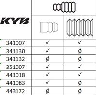 Амортизатор задний (левый,правый) 441083 от компании KYB