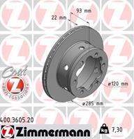 Диск торм. зад. mb sprinter 4t tween wheels &lt06 заказ не менее 2 единиц