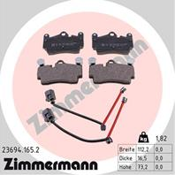 23694.165.2_колодки дисковые задние!\ VW Touareg 2.5TDi/3.2i V6/4.2i V8/5.0 02>