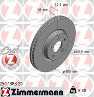 Диск тормозной FORD Coat Z