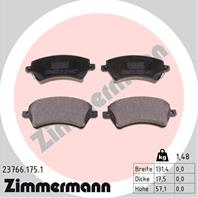 Тормозные дисковые колодки 237661751 от производителя ZIMMERMANN