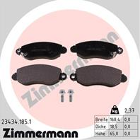 Тормозные дисковые колодки 234341851 от фирмы ZIMMERMANN